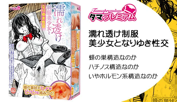 濡れ透け制服美少女となりゆき性交